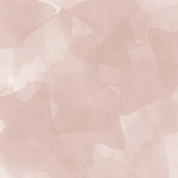 Tender Light Brown Watercolor Abstraction White Paper Background Image — Stock Photo, Image