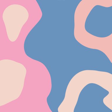 Beyaz, mavi, yeşil soyut arka plan, su gibi akan şekiller. Broşür, broşür, broşür, web sitesi tasarımı için