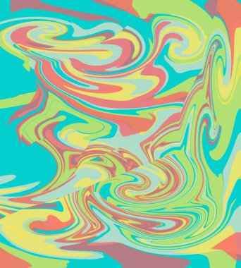 Soyut suluboya elementler seti. Dinamik ışık, renkli şekiller ve beyaz arkaplanda çizgiler. Bir el ilanı, kart, pankart ya da sunum için şablon.