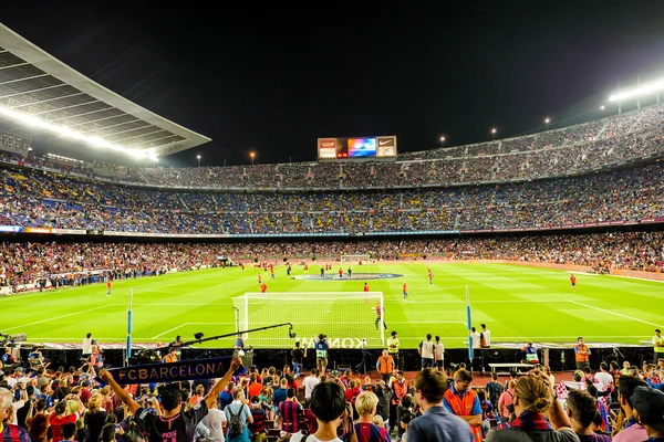 FC Barcelona, Camp Nou, Fußballstadion — Stockfoto