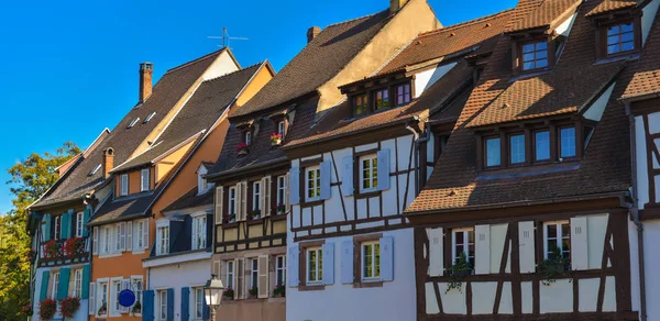 Colorful traditional french houses in Petite Venise, Colmar — Stock Photo, Image