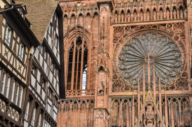 Katedral Notre Dame Strazburg, Bas Rhin, Alsace