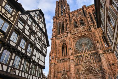 Katedral Notre Dame Strazburg, Bas Rhin, Alsace