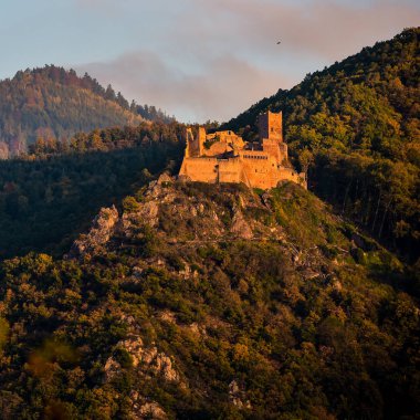 Ribeauville, kale Saint-Ulrich ve Gilsberg, Alsace