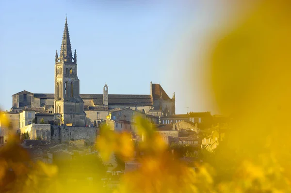 Saint-Emilion wpisanego na listę światowego dziedzictwa UNESCO we Francji — Zdjęcie stockowe