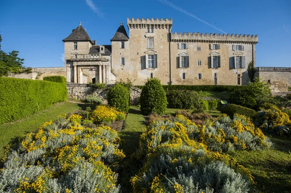 Castle of Vayres in Gironde — Stock Photo, Image