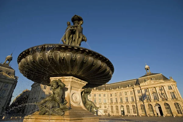 Bordeaux Place de la Bourse — Stock Photo, Image