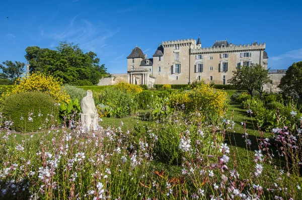 Castle of Vayres in Gironde — Stock Photo, Image