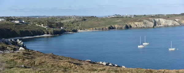 France, Bretagne, Bretagne, Finistère. Paysage rocheux à Presqu'ile Crozon — Photo