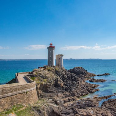 Petit Minou deniz feneri. Plougonvelin, Brittany, Fransa