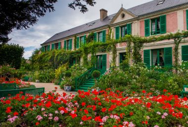 Harika darbeydi Bahçe Normandie Fransa