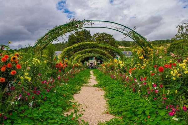 Underbara Giverny trädgård Normandie Frankrike — Stockfoto