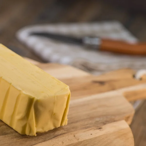 Płyta masło owijania gotowe do spożycia — Zdjęcie stockowe