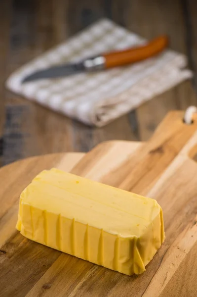 Płyta masło owijania gotowe do spożycia — Zdjęcie stockowe