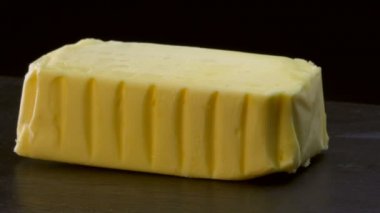 Tabak tereyağı kaydırma yemeye hazır