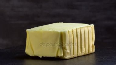 Tabak tereyağı kaydırma yemeye hazır