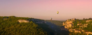 Rocamadour Köyü pitoresk unesco dünya mirası f