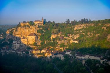Rocamadour Köyü pitoresk unesco dünya mirası f