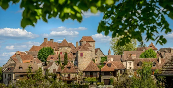 Loubressac la mayoría de los pueblos ilustrados de la región del lote de Francia —  Fotos de Stock