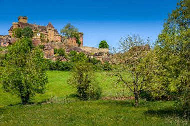 Bretenoux Castelnau medieval castle, lot, quercy,dordogne france