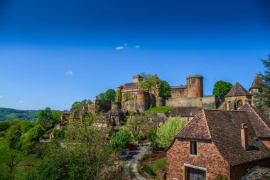 Bretenoux Castelnau medieval castle, lot, quercy,dordogne france