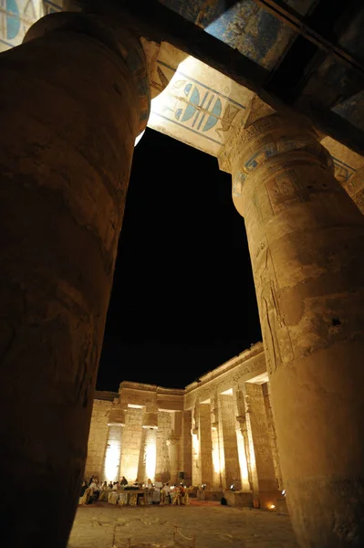 이집트 이집트 골짜기 Medinet Habu 사원의 Gaugue — 스톡 사진