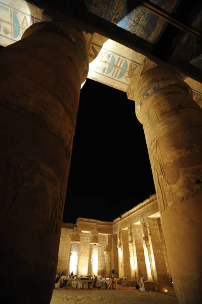 Medinet Habu Tapınağı Mısır — Stok fotoğraf