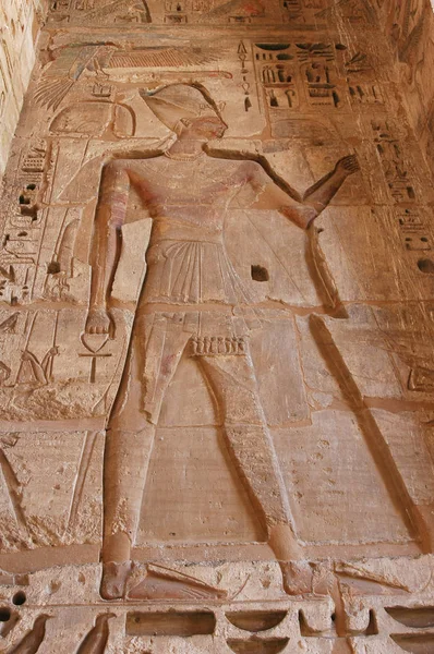 Medinet Habu templet Egypten — Stockfoto