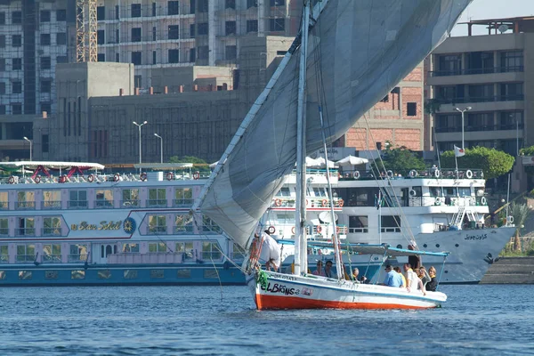 Felucca Nile cruise — Stok fotoğraf