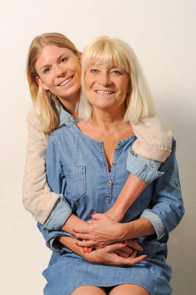 Senior Mutter und Tochter — Stockfoto