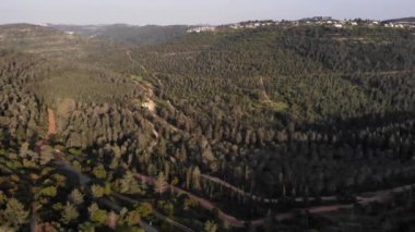 Kudüs Çam Ormanı İHA görüntüsü İsrail