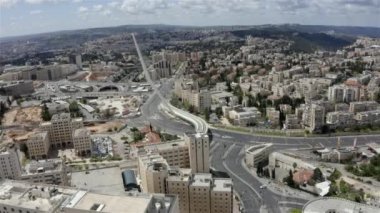 Kudüs kilit altında, koro köprüsü, ana giriş, Givat Shaul-Aerial