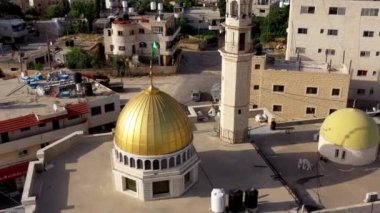Hamas Altın Cami 'de Dalgalanan Bayrak, Filistin Yönetimi, Havadan Bakış