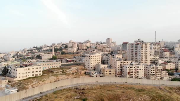 Vzdušná Dálnice Pohled Givat Shaul Sousedství Akordy Most Dálce Izrael — Stock video