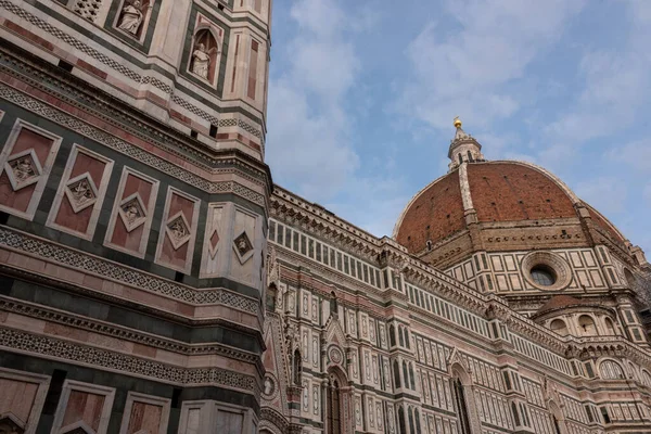 Giotto Nun Çan Kulesiyle Floransa Katedrali Manzarası — Stok fotoğraf