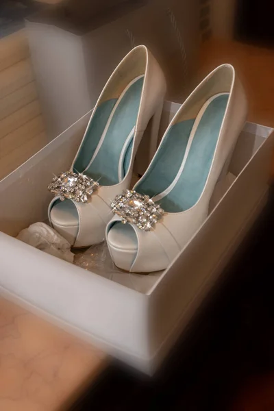 Paire Chaussures Mariage — Photo