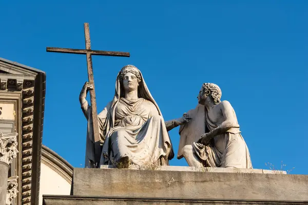 Scultura Gesù Cristo Firenze Italia — Foto Stock