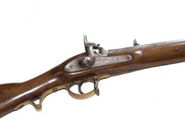 Silahlı eski tabanca. 