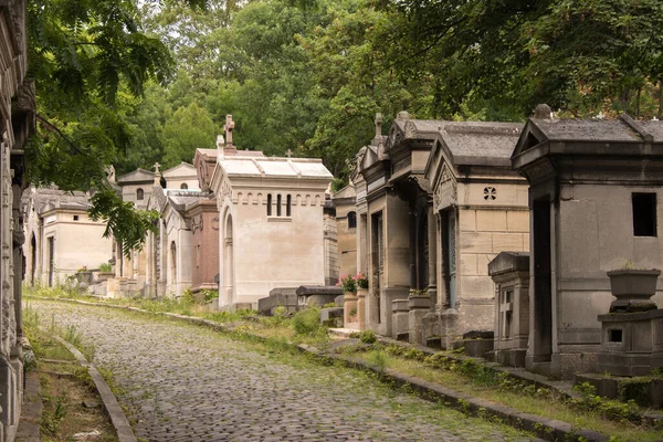 Paris France Tombe Del Cimitero Delle Pere Chaise — Foto Stock