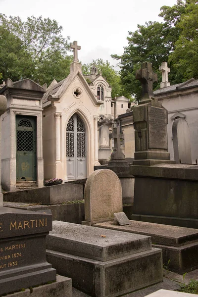 Statua Del Cimitero Pere Lachaise Parigi — Foto Stock