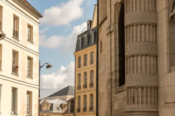 Uitzicht Een Typische Stad Frankrijk — Stockfoto