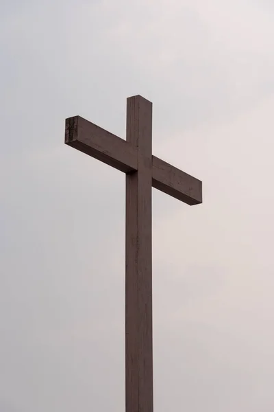 Croce Una Chiesa Cattolica — Foto Stock
