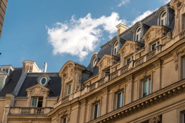 Paris, Fransa Paris 'in tipik mimari detayları 