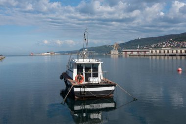 İtalya 'nın kuzeyindeki Trieste Limanı.
