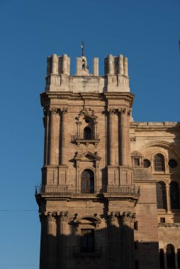 Barselona İspanya 'nın kutsal haçı katedrali. mimari ve simge.