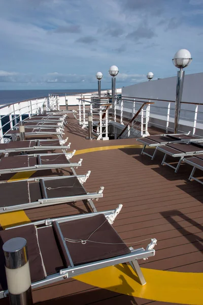 Cruise Ship Deck Cruise Liner — Stock Photo, Image