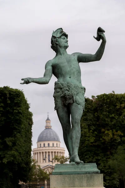 Die Statue Der Stadt Des Berühmtesten Denkmals Der Hauptstadt Des — Stockfoto