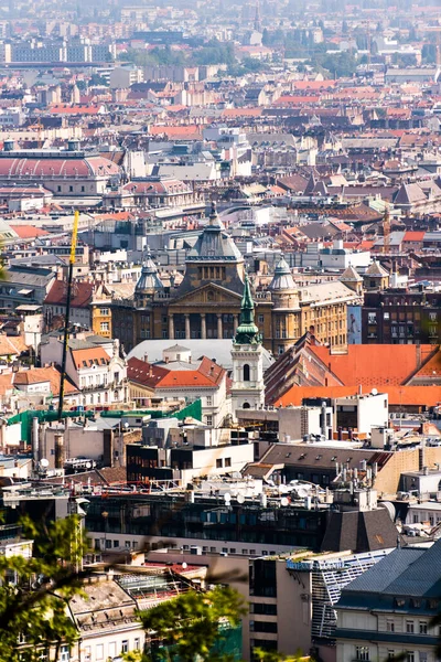 Şatonun Çatısından Budapeşte Şehri Hungary — Stok fotoğraf