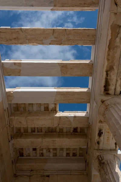 Vue Sur Acropole Parthénon Athènes — Photo