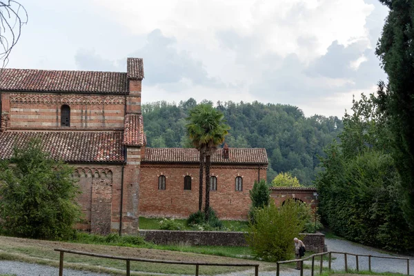 Klostret Santa Maria Vezzolano Religiös Byggnad Romansk Och Gotisk Stil — Stockfoto